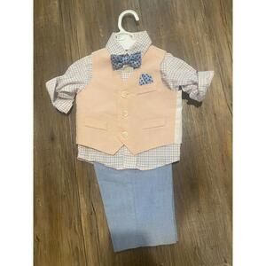 Starting Out Dillards Spring/Summer Suit Infant Boys sz 6/9 EUC